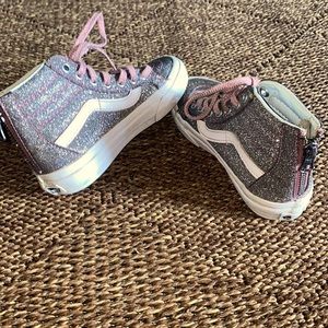 Glitter Off the Wall Vans